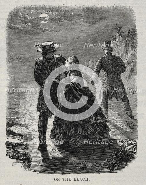 On the Beach, 1860. Creator: Winslow Homer (American, 1836-1910).