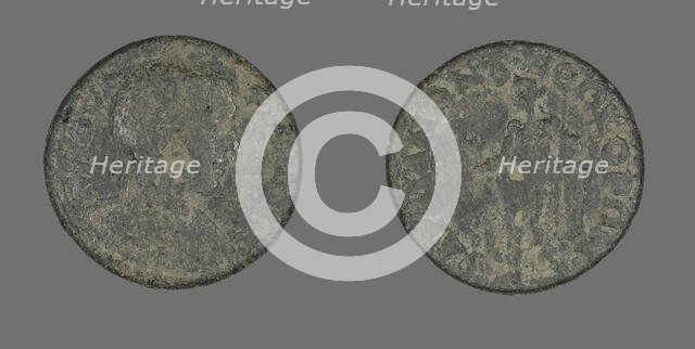 Coin Portraying King Philip II, 244-249. Creator: Unknown.