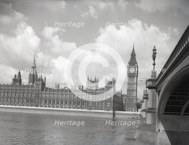 Houses of Parliament, London, c1955. Creator: Arthur Charles Kirby Ware.