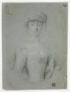 Portrait of a Lady, n.d. Creator: Style of Thomas Worlidge English, 1700-1766.
