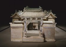 Funerary Sculpture of a Double-Courtyard Residential Compound, between c.1450 and c.1550. Creator: Unknown.
