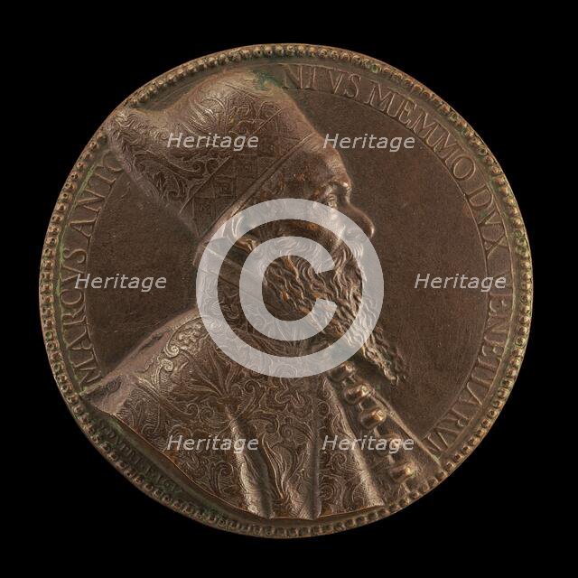 Marcantonio Memmo, 1536-1615, Doge of Venice 1612, model 1612, cast after 1612. Creator: Abraham Dupre.