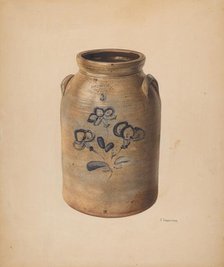 Jar, probably 1937/1938. Creator: John Tarantino.