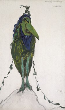 Costume of 'La Divinite Mineure' for 'Narcisse', 1911. Artist: Leon Bakst.