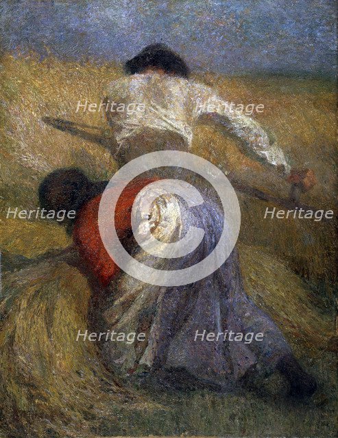 'The Harvest', 19th century.  Artist: Adolphe Monticelli