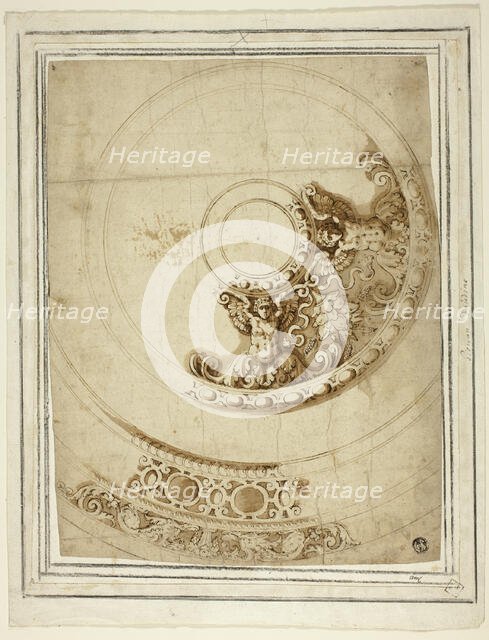 Design for a Platter or Basin, n.d. Creator: Unknown.