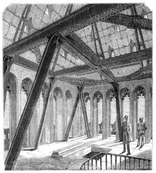 Belfry in the Clock Tower of the New Houses of Parliament, 1857. Creator: Unknown.
