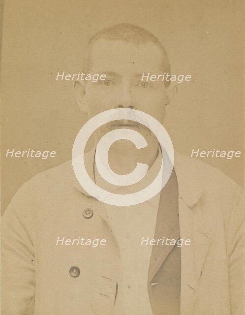 Mangin. Edmond, émile. 33 ans, né le 19/3/61 à Senon (Meuse). Cimentier. Anarchiste. 8/7/94. , 1894. Creator: Alphonse Bertillon.
