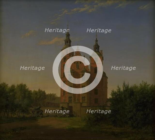 Rosenborg Slot, 1842. Creator: Thorald Lessoe.