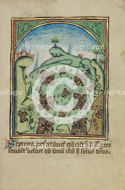 The Seventh Sign before the Day of Judgment; Illustrated Vita Christi..., about 1480-1490. Creator: Unknown.