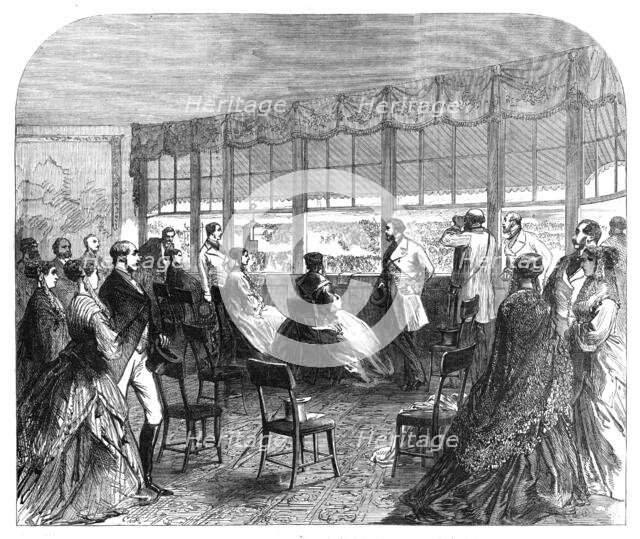 The Royal Party at Ascot Races, 1868. Creator: Unknown.