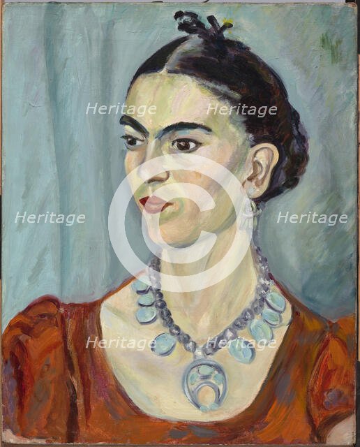 Frida Kahlo, 1933. Creator: Magda Pach.