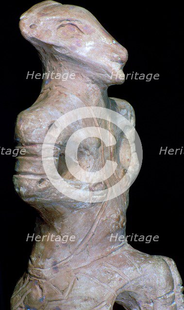 Neolithic Vinca Pottery Figure. Artist: Unknown
