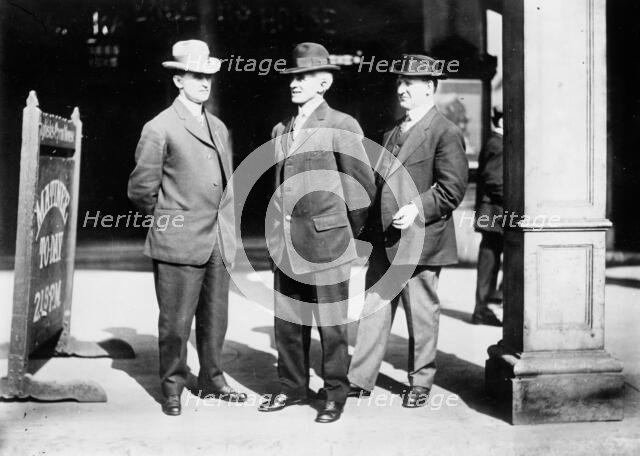 A. Entenza, W.K. Benson, and C. Wachtmeister, c1912. Creators: Bain News Service, George Graham Bain.