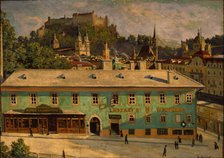 The Mozart House in Salzburg, 1920. Creator: Hayd, Karl (1882-1945).