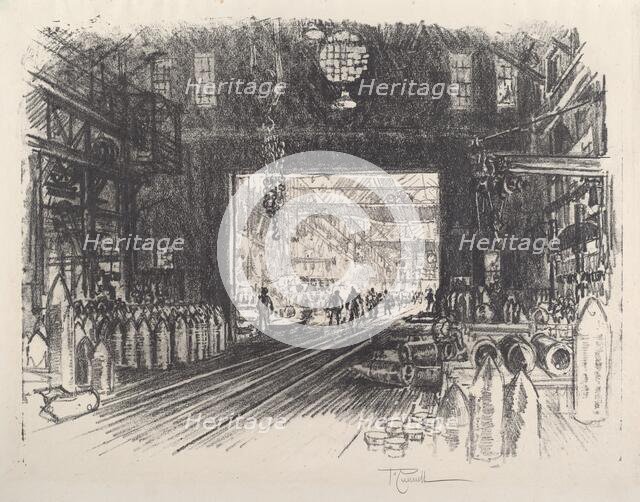 Shell Factory, No.II, 1917. Creator: Joseph Pennell.