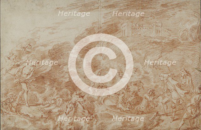 Storm at Sea, 18th century. Artist: Jean-Antoine Watteau.