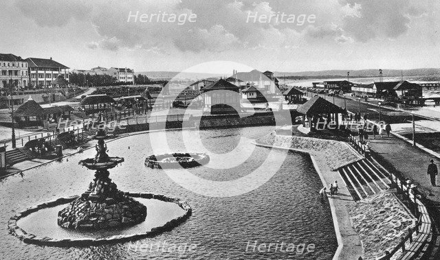 Children's swimming baths, Durban, South Africa. Artist: Unknown
