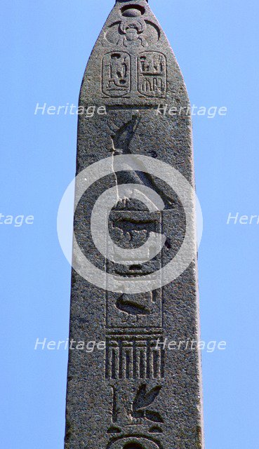 Detail of Egyptian obelisk. Artist: Unknown