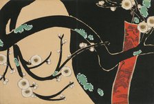 Plum (Ume). From the series "A World of Things (Momoyogusa)", 1909-1910. Creator: Sekka, Kamisaka (1866-1942).