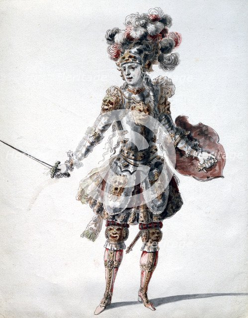 'Enchanted Knight', c1685. Artist: Jean Berain