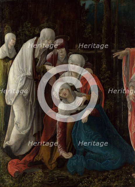 Christ taking leave of his Mother, c. 1520. Artist: Huber, Wolf (1480/5-1553)
