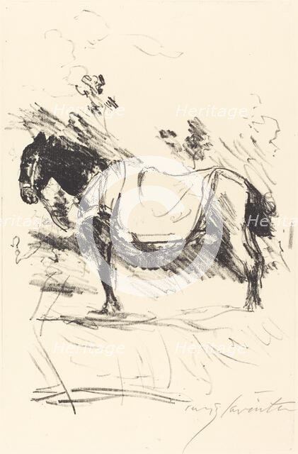 Reitpferd (Riding-Horse), 1916. Creator: Lovis Corinth.