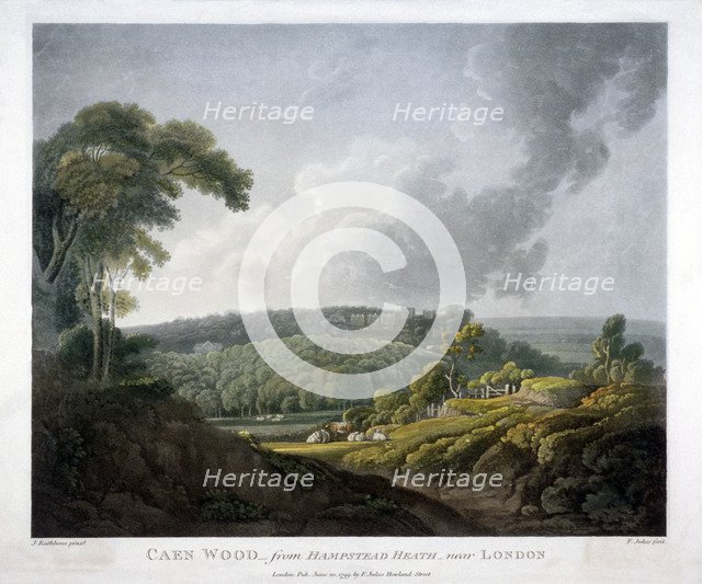 Caen Wood, St Pancras, London, 1799. Artist: John Rathbone