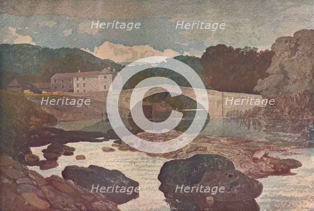 Greta Bridge, c1807, (1911). Artist: John Sell Cotman
