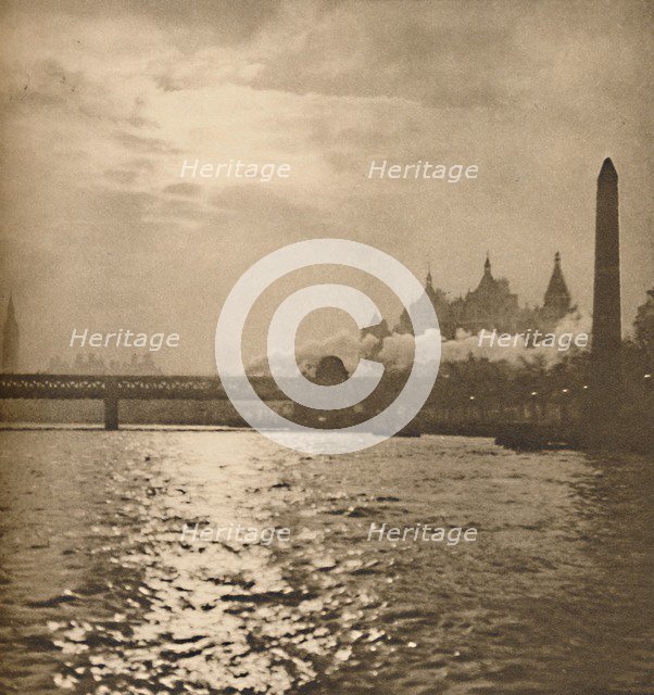 'Where The Iron Road To Dover Crosses The River', c1935. Creator: Paterson.