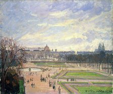 The Tuileries Gardens', 1900. Creator: Pissarro, Camille (1830-1903).