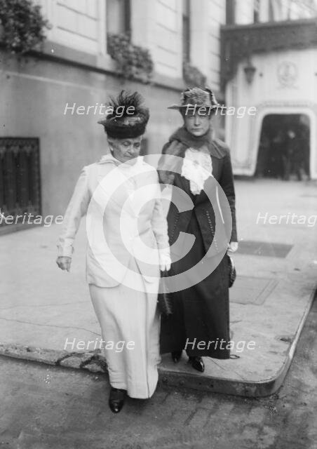 Mrs. Wilkins, Mrs. Aug. Belmont, between c1915 and c1920. Creator: Bain News Service.