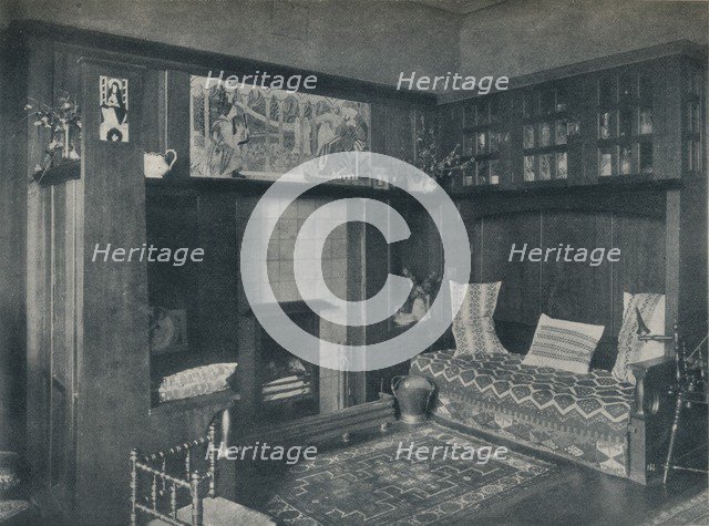 'Drawing-Room Fireplace', c1902. Creators: John Gaff Gillespie, Unknown.