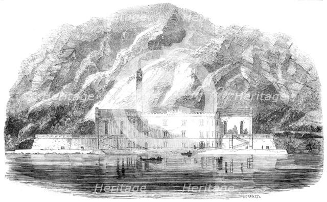 New Aqueduct at Trieste - the Machine Rooms, 1856.  Creator: Edmund Evans.