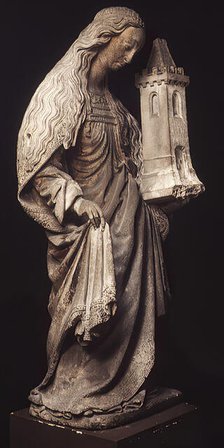 Saint Barbara, French, 16th century. Creator: Unknown.