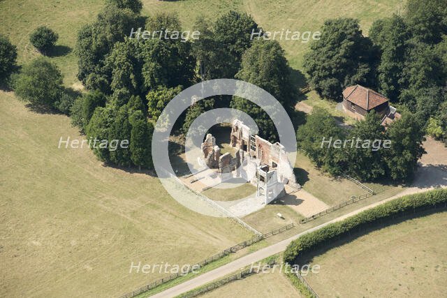 The ruined remains of Old Gorhambury House, Hertfordshire, 2020. Creator: Damian Grady.