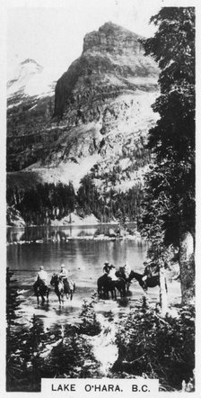 Lake O'Hara, British Columbia, Canada, c1920s. Artist: Unknown