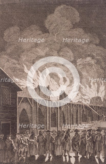 London Bridge (old), London, 1775. Artist: Charles Grignion