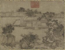 After Lu Hong's "Thatched Hut", Ming and Qing dynasties, 17th century. Creator: Unknown.