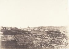 Jérusalem, Côté Sud de Jérusalem, 1854. Creator: Auguste Salzmann.