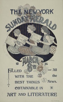 The New York Sunday herald. March 8th 1896., c1896. Creator: Charles Hubbard Wright.