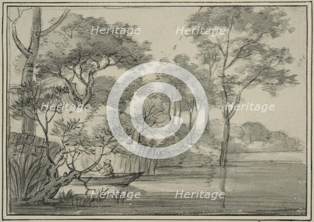 Boat in the water. Creator: Simon de Vlieger.