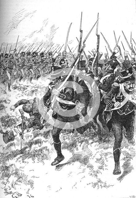 'They Broke and Fled in the Direction of Maida', 1902. Artist: Gordon Frederick Browne.