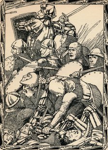 At The Battle of Agincourt, 1902. Artist: Patten Wilson