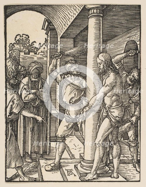 The Flagellation, from The Small Passion, ca. 1509. Creator: Albrecht Durer.