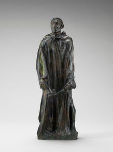 A Burgher of Calais (Jean d'Aire), model 1884-1889, reduction cast probably 1895. Creator: Auguste Rodin.