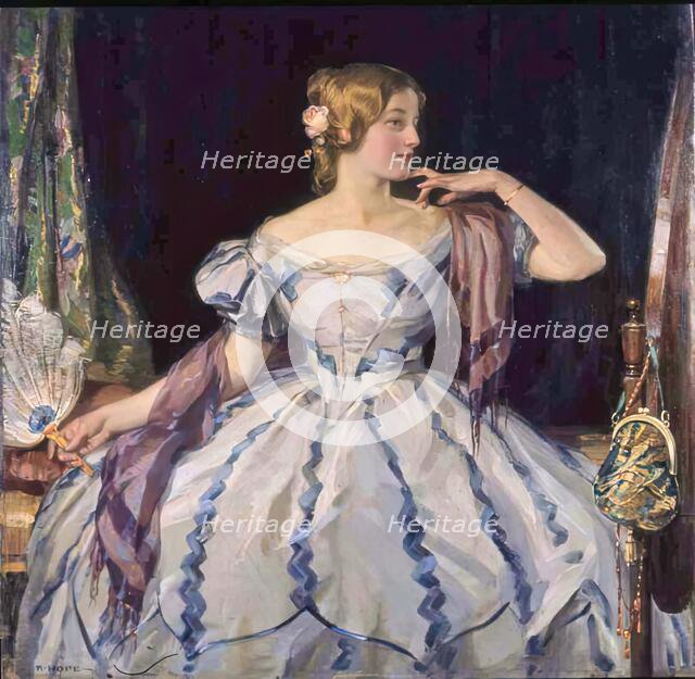 A Victorian Debutante, c1922. Creator: Robert Hope.