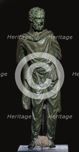 Roman bronze of a Gaulish prisoner. Artist: Unknown