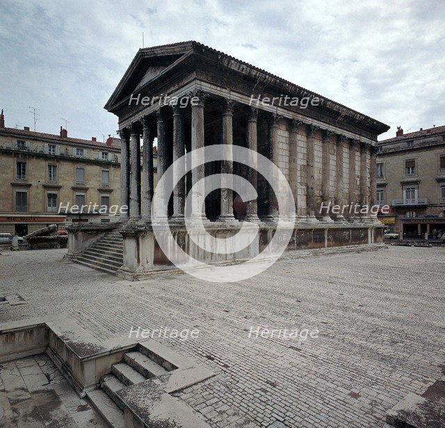 Maison Carree Roman Temple, 1st century BC. Artist: Unknown
