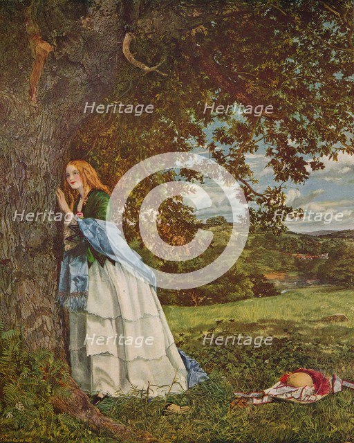 'The Talking Oak (Tennyson)', 1857, (c1915). Artist: William Maw Egley.